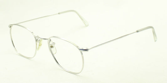 ALGHA (SAVILE ROW) 14KT GF Rhodium Quadra 52x18mm FRAMES RX Optical Glasses New